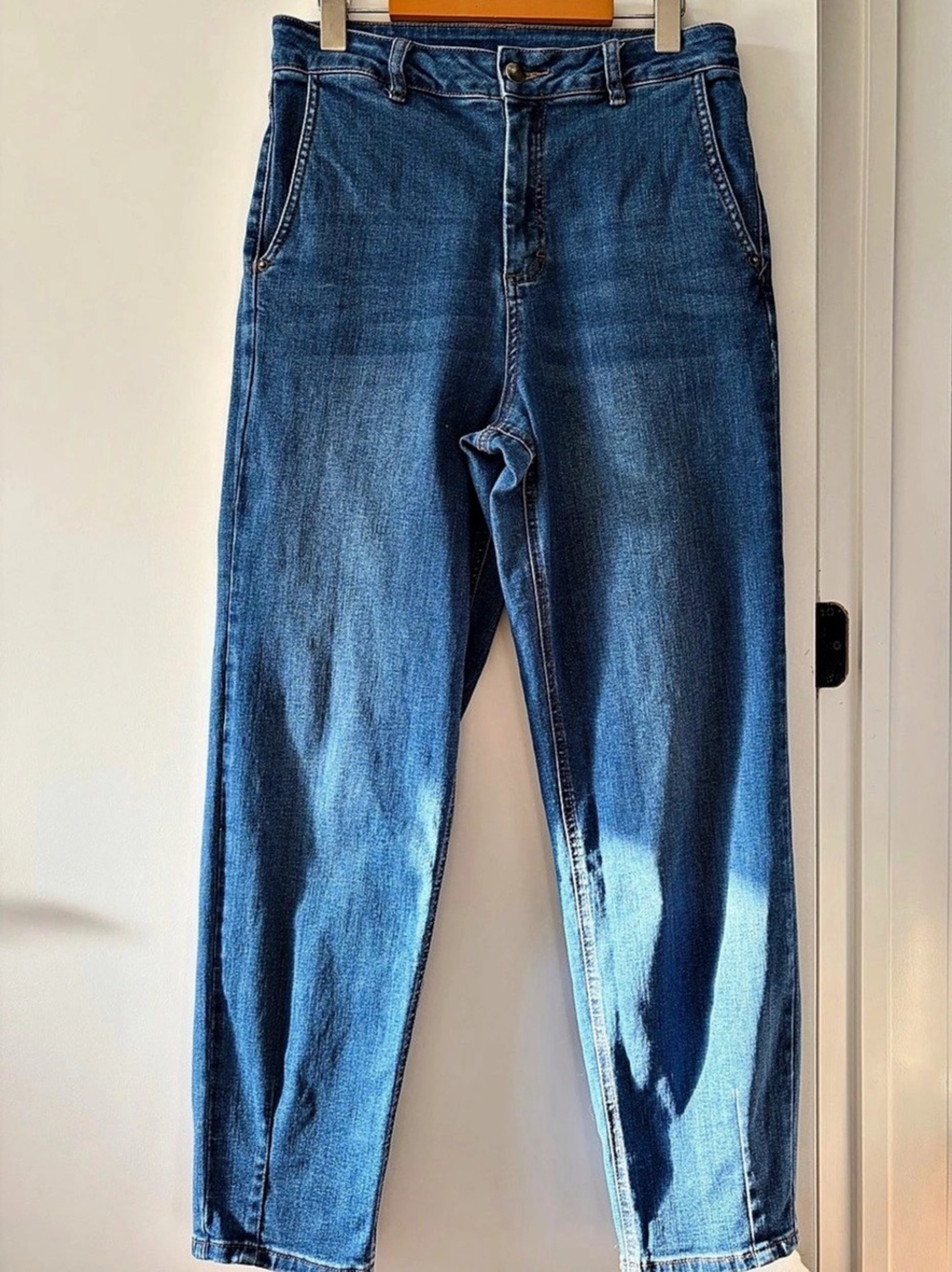 Kaffe Blue Barrel Leg Jeans